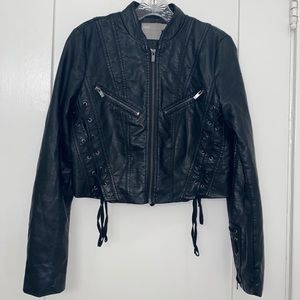 Asos Leather Biker Jacket (faux leather)